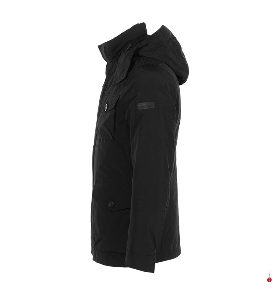 WOOLRICH WOOLRICH Jacket Camou Field, Black DeinDeal