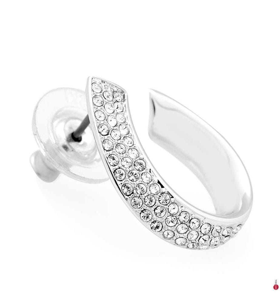 SWAROVSKI Earrings Exist White and Silver DeinDeal