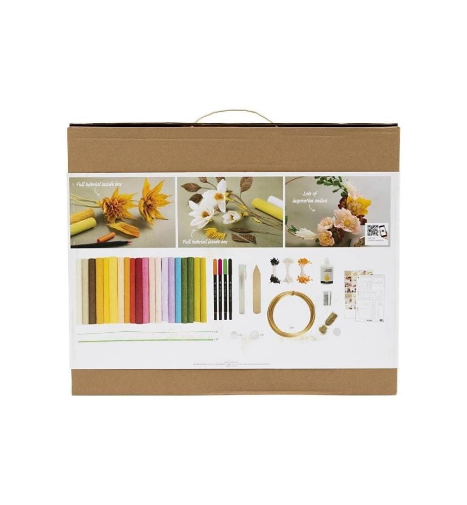 CREATIV COMPANY - Kits de bricolage Set de papier crépon Fleurs