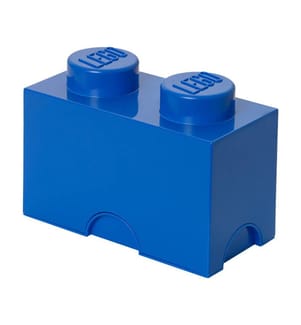 Brique de Rangement 2 Blocs - 125 x 250 x 180 mm - Bleu