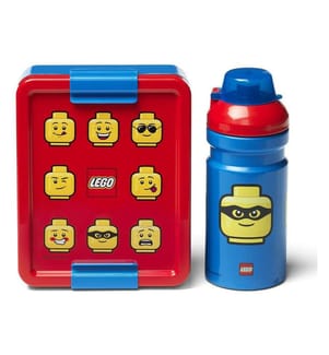 Set de Lunch Iconic - Bleu et Rouge