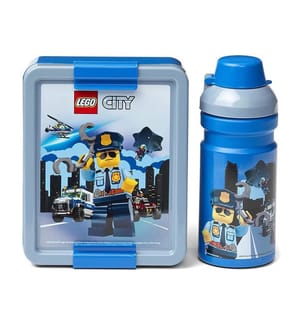 Set de City Lunch - Bleu et Gris
