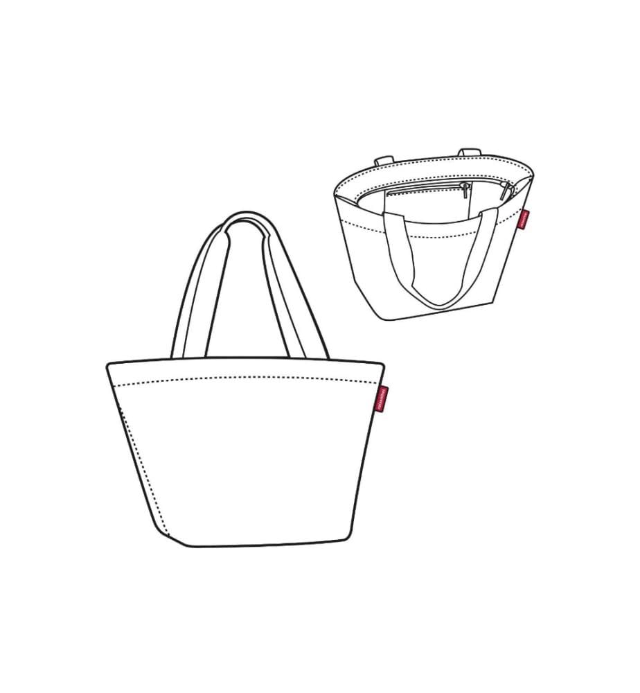 REISENTHEL - Tasche Shopper M Garden Blue