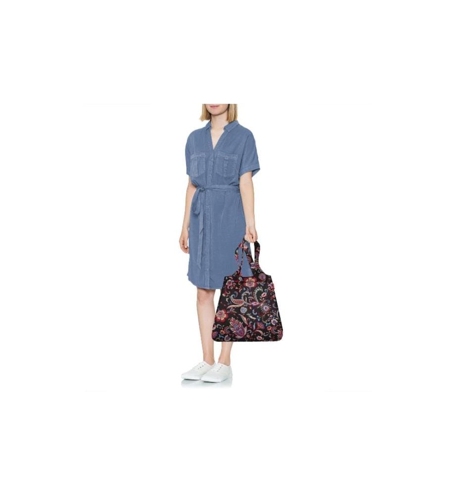 REISENTHEL - Tasche Mini Maxi Shopper Paisley Black