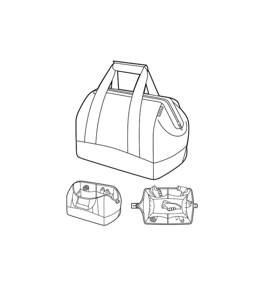 REISENTHEL - Schultertasche Allrounder L Garden Blue