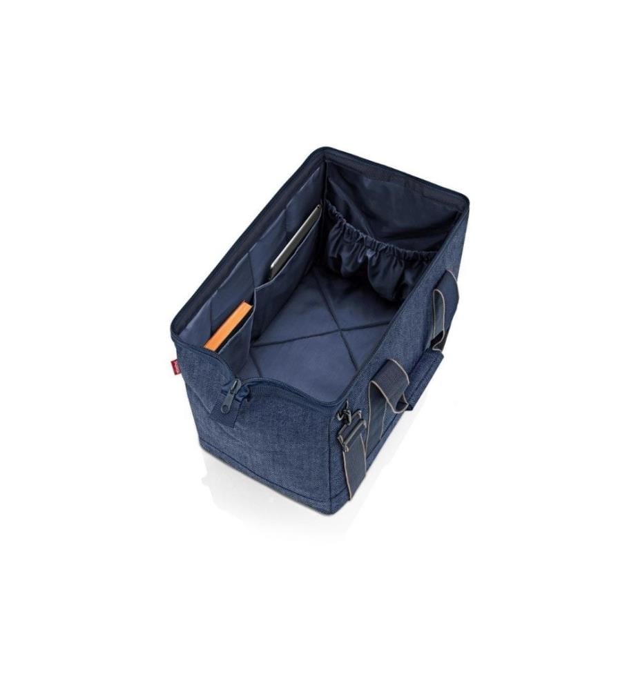 REISENTHEL - Sac à bandoulière Allrounder L Bleu foncé Herringbone