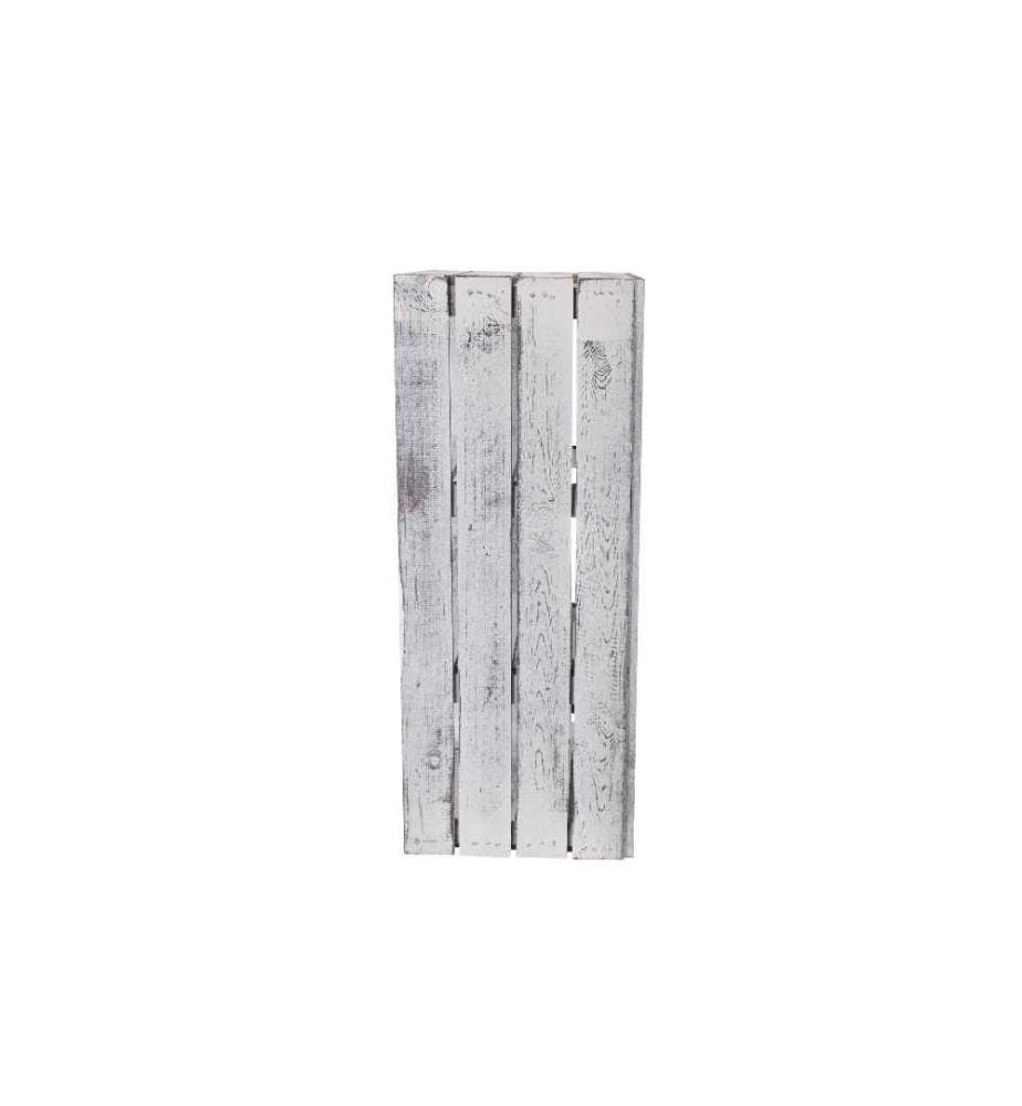 HOLZ ZOLLHAUS - Étagère Vintage Shabby White 40 x 75 cm