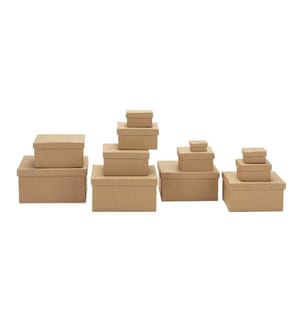 GLOREX - Boîte en carton 12 pièces, rectangulaire