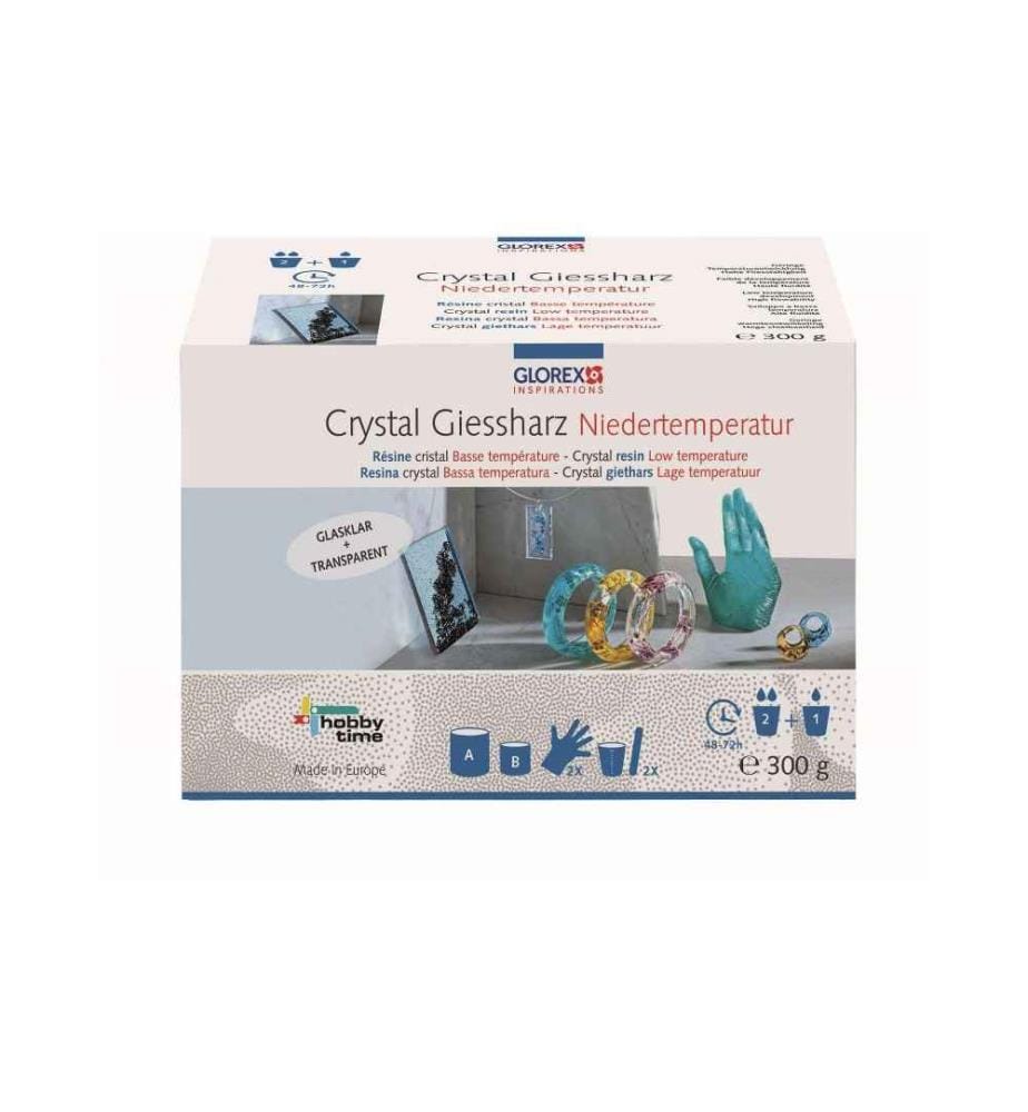 GLOREX - Giessharz  Crystal Niedertemperatur 300g