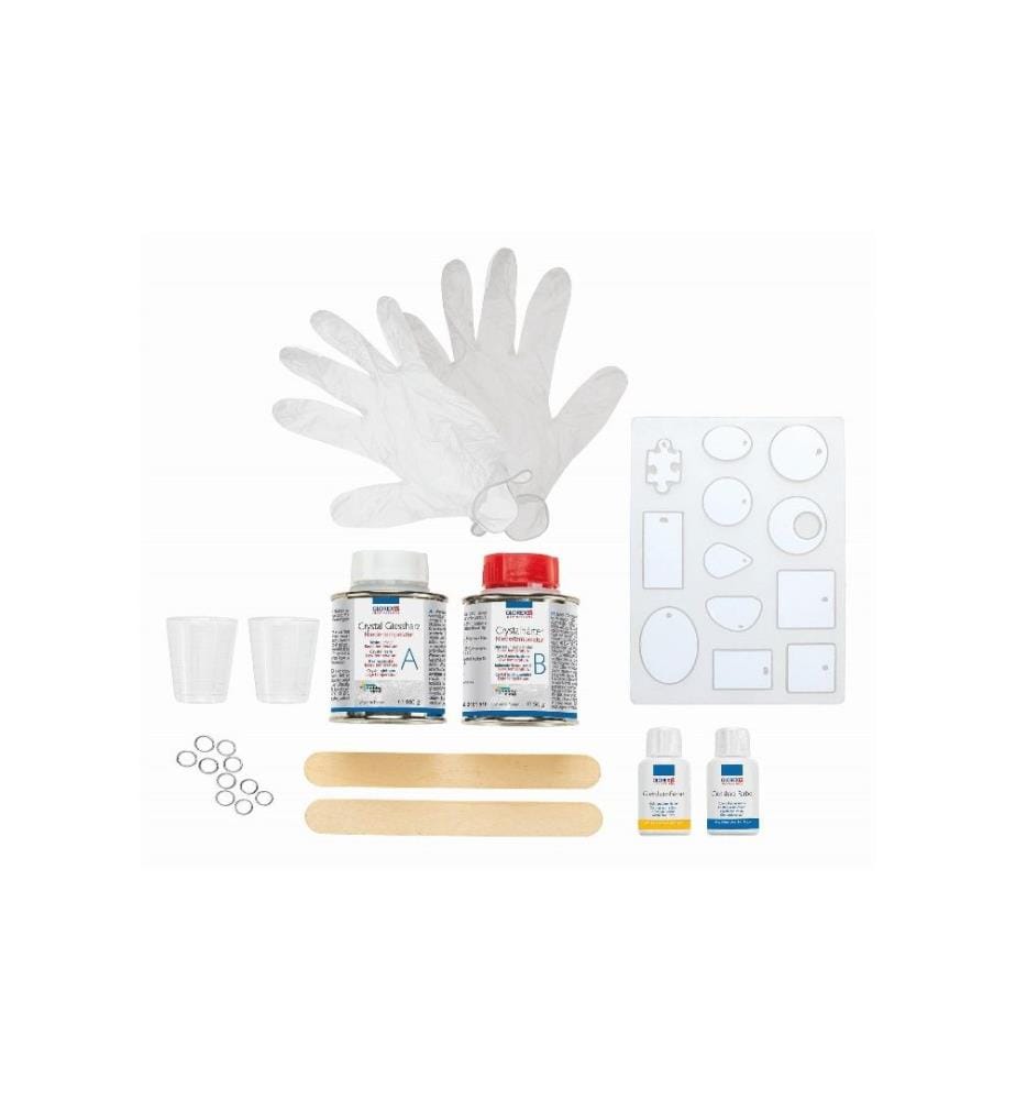 GLOREX - Giessharz  Crystal Starter-Set Niedertemperatur
