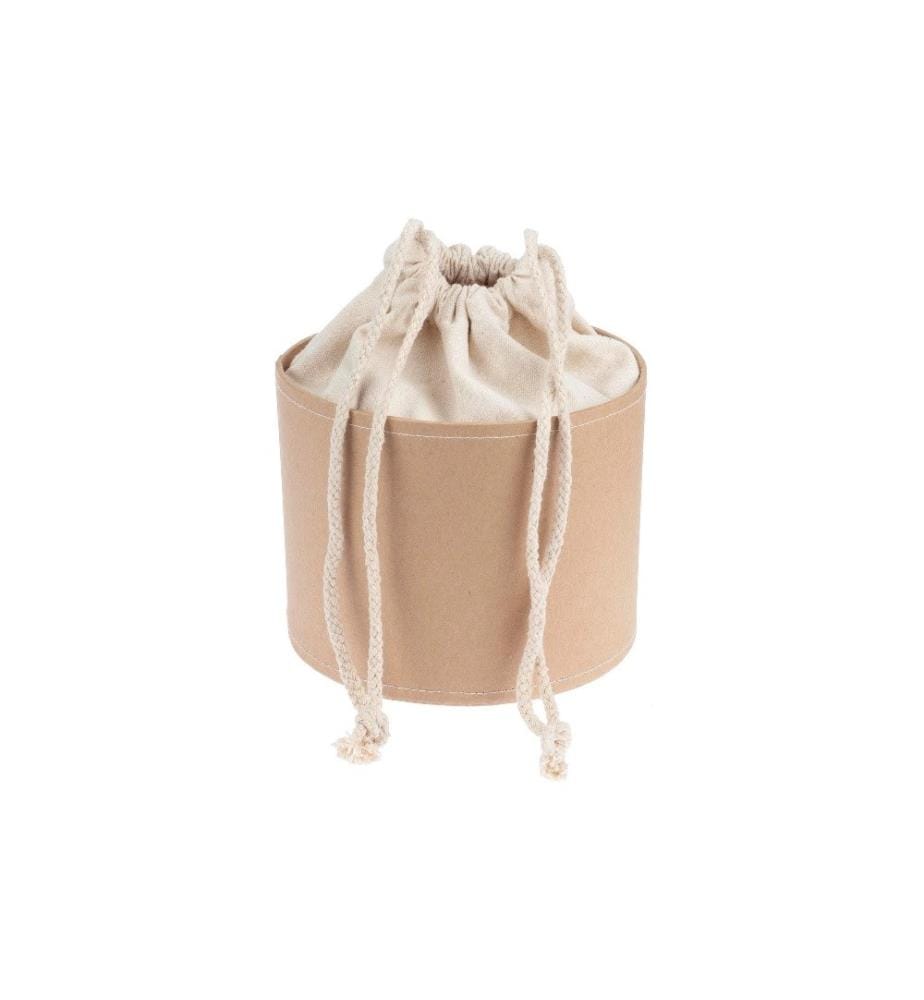 GLOREX - Sac de pommes de terre en boîte carton, 12 cm, nature/blanc