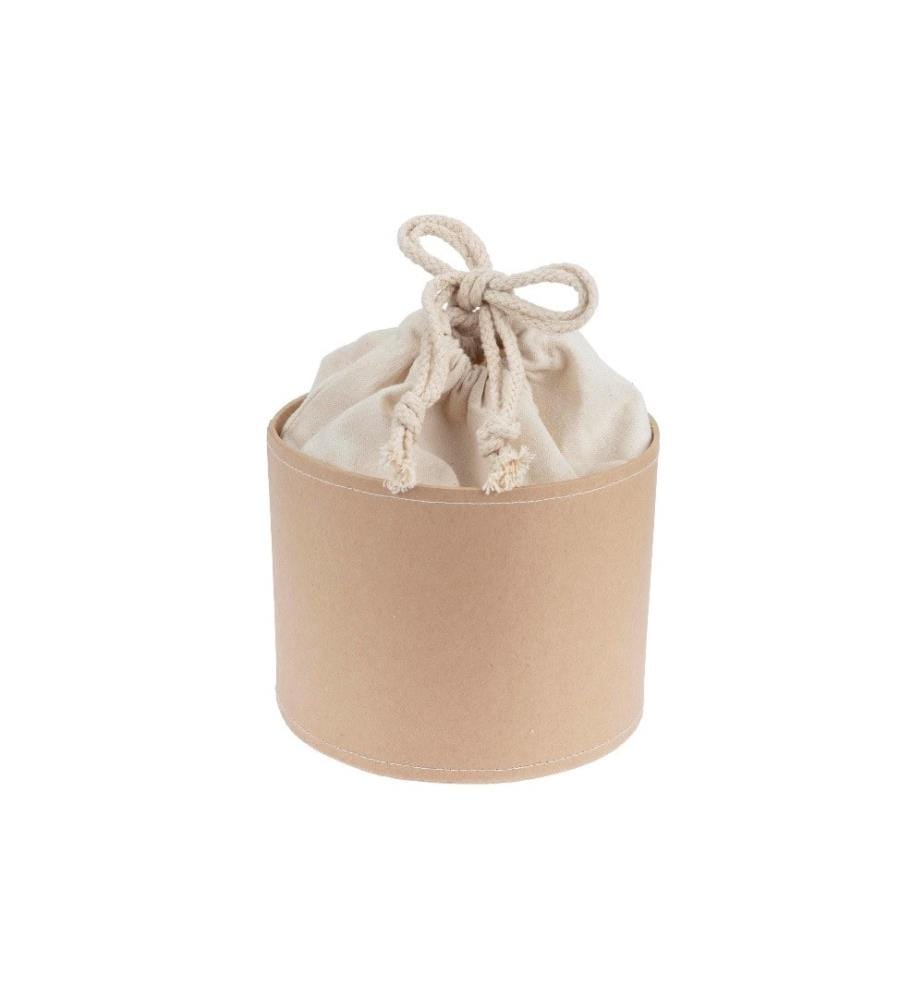 GLOREX - Sac de pommes de terre en boîte carton, 12 cm, nature/blanc