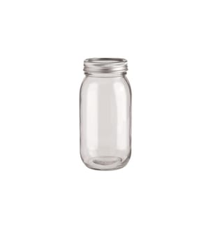 GLOREX - Glas mit Deckel Lili Rose 650 ml 1 Stück