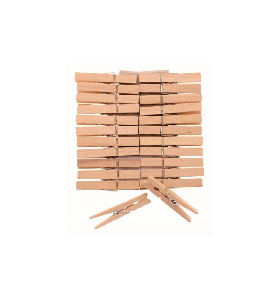 GLOREX - Holzkleinteile Wäscheklammern, 24 Stück