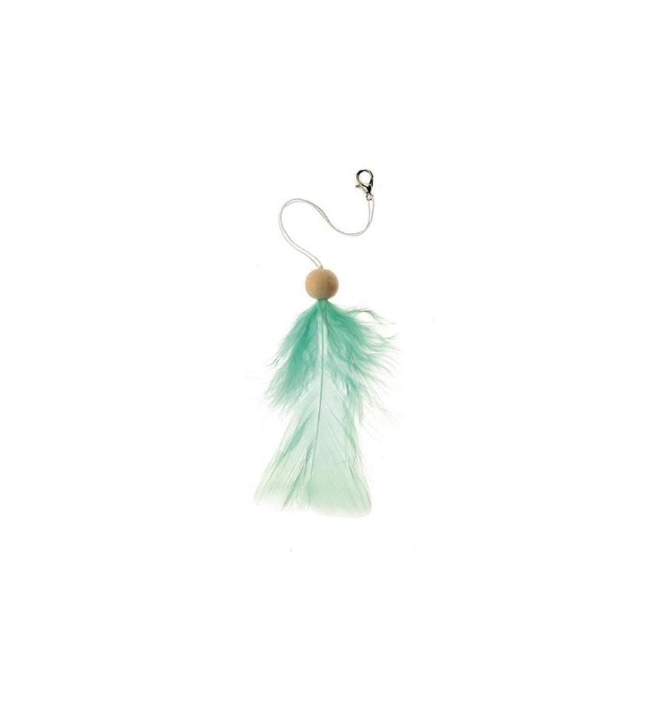 GLOREX - Federn 7 cm 6 Stück, Grün