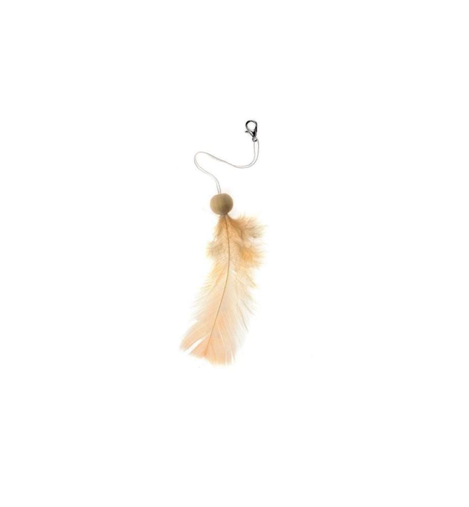GLOREX - Federn 7 cm 6 Stück, Beige