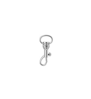 GLOREX - Anhänger mit Karabiner, Ø 34 mm, 3 Stück, Silber