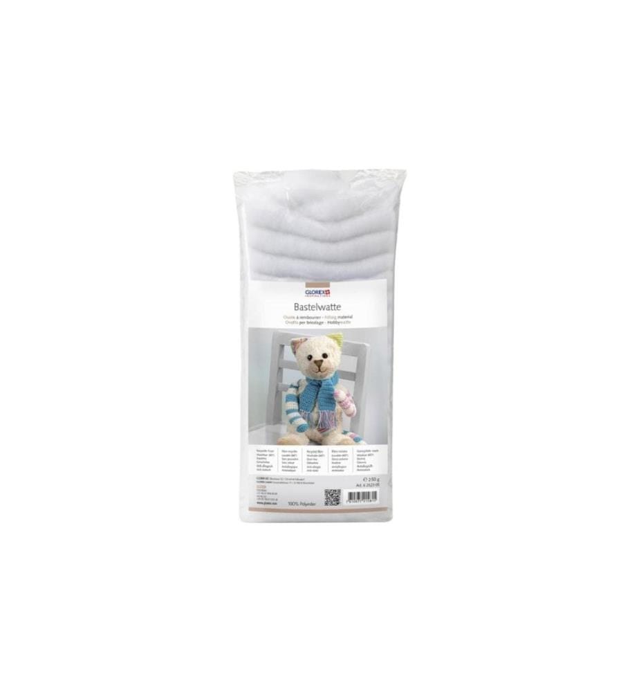 GLOREX - Füllwatte Weiss, 250g