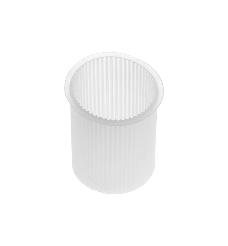 GLOREX - Kerzengiessform Zylinder mit Rillen 7 x 10.5 cm