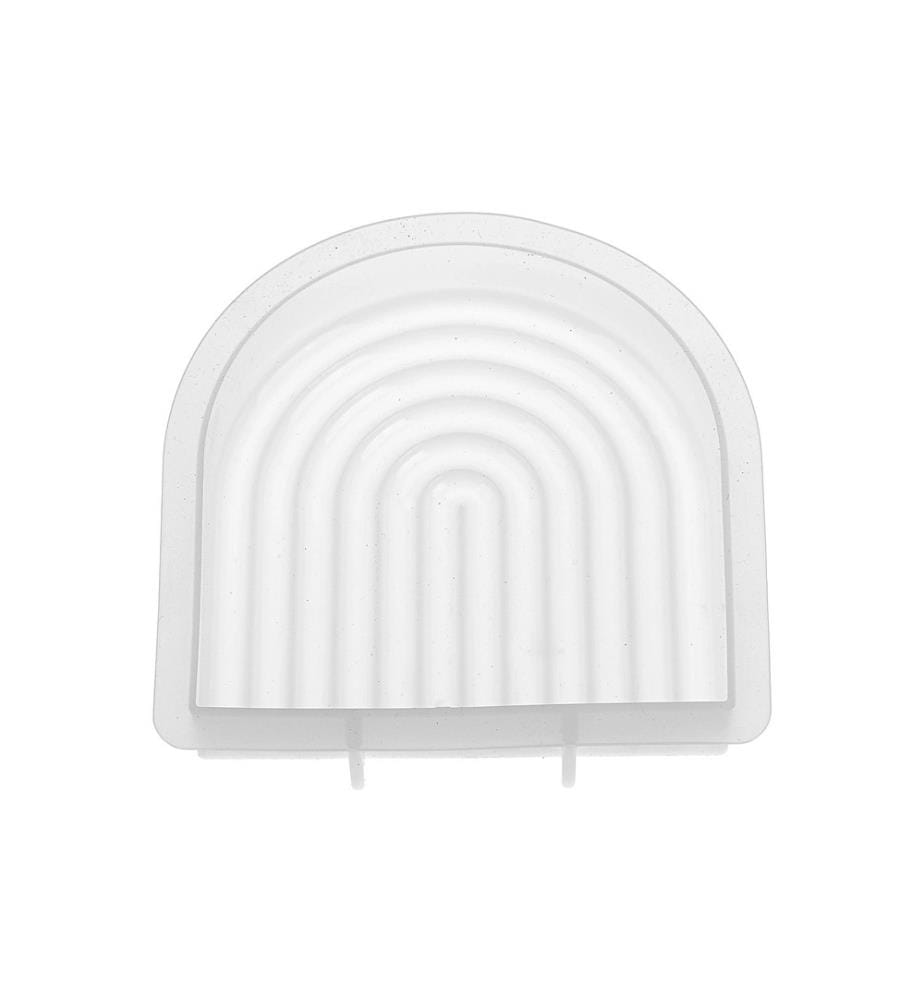 GLOREX - Kerzengiessform Bogen gross 15 x 15 x 3 cm