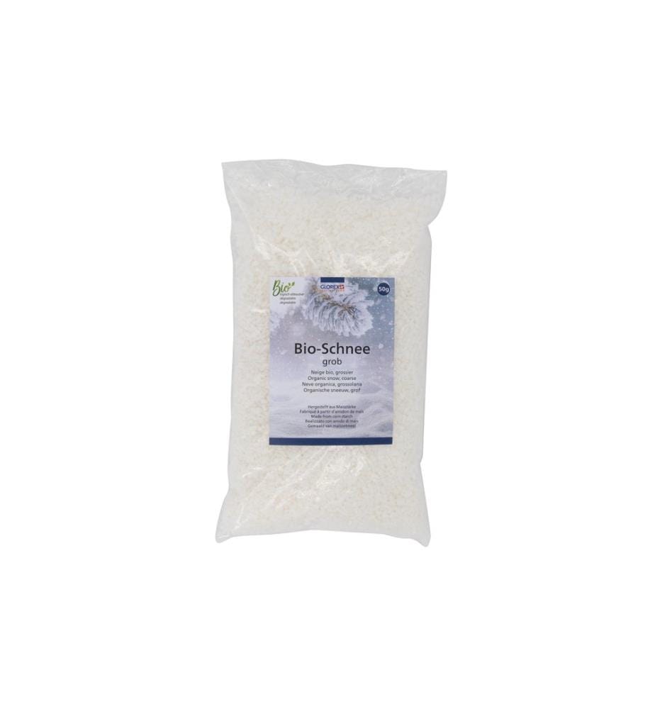 GLOREX - Bastelset Schneeflocken 50g, grob