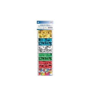 GLOREX - Mélange de paillettes 12 couleurs, 24g