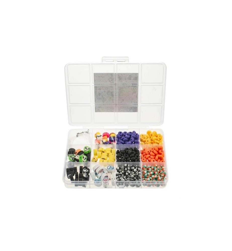GLOREX - Perlen-Set Boy 240 Stück, Mehrfarbig