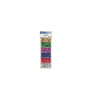GLOREX - Paillettes Multicolore, 6 mm, 30g