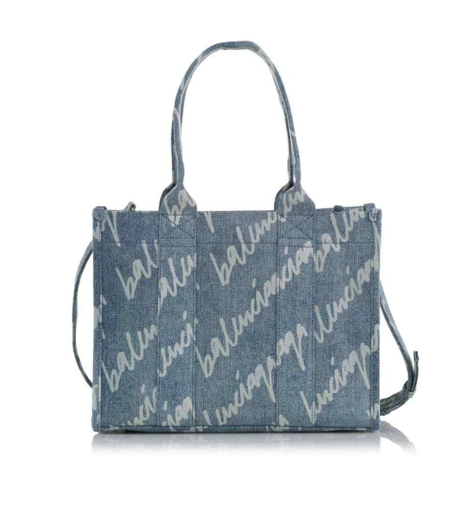 balenciaga tote bag navy