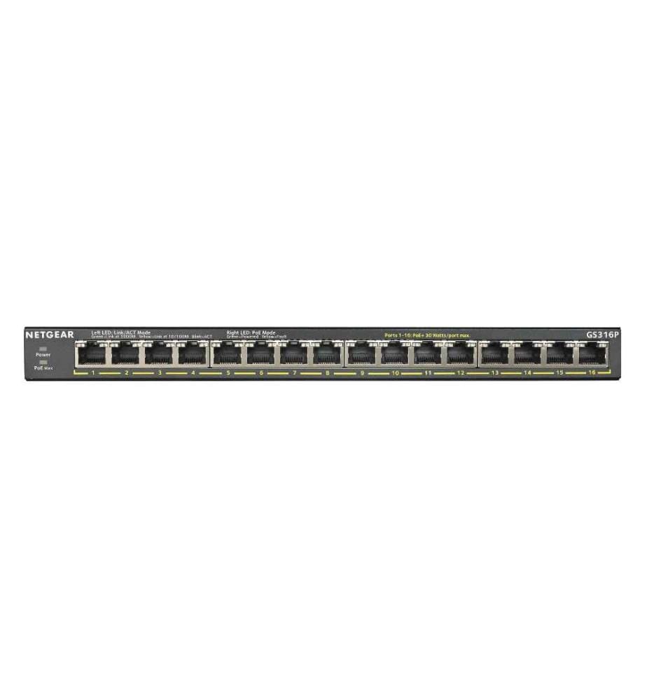 NETGEAR - Commutateur PoE+ GS316P-100EUS 16 Port
