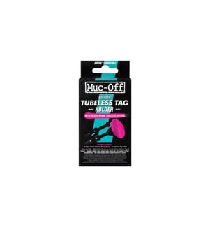 MUC-OFF - Tubeless Tag Holder avec Valve Kit 44 mm