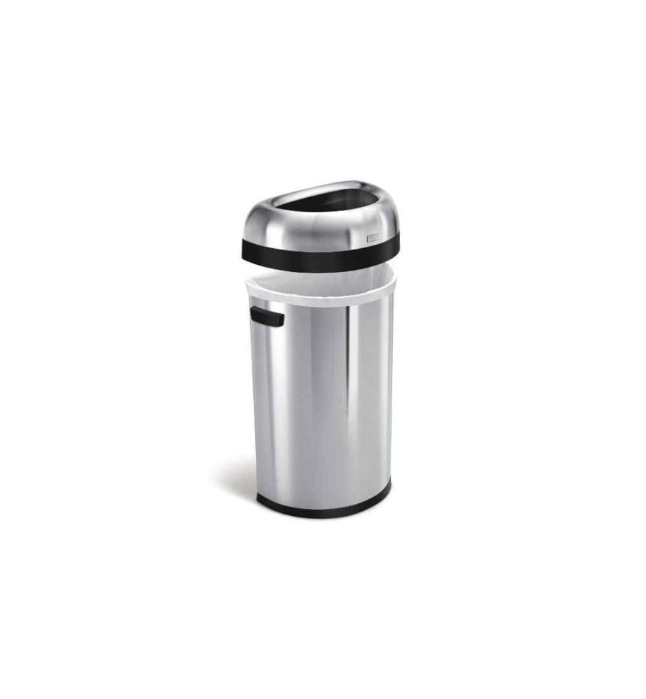 SIMPLEHUMAN - Abfalleimer CW1468 60 Liter, Silber