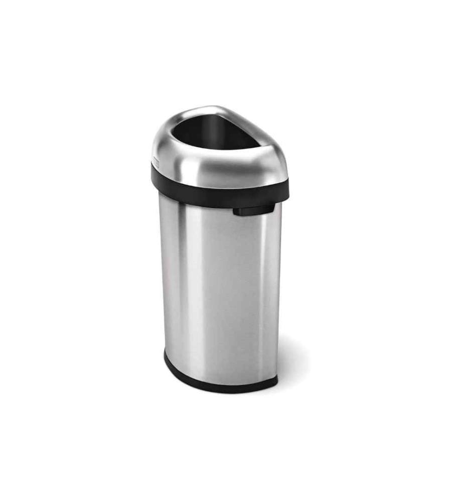 SIMPLEHUMAN - Abfalleimer CW1468 60 Liter, Silber
