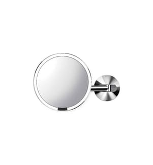 SIMPLEHUMAN - Miroir cosmétique avec capteur avec support mural Argent