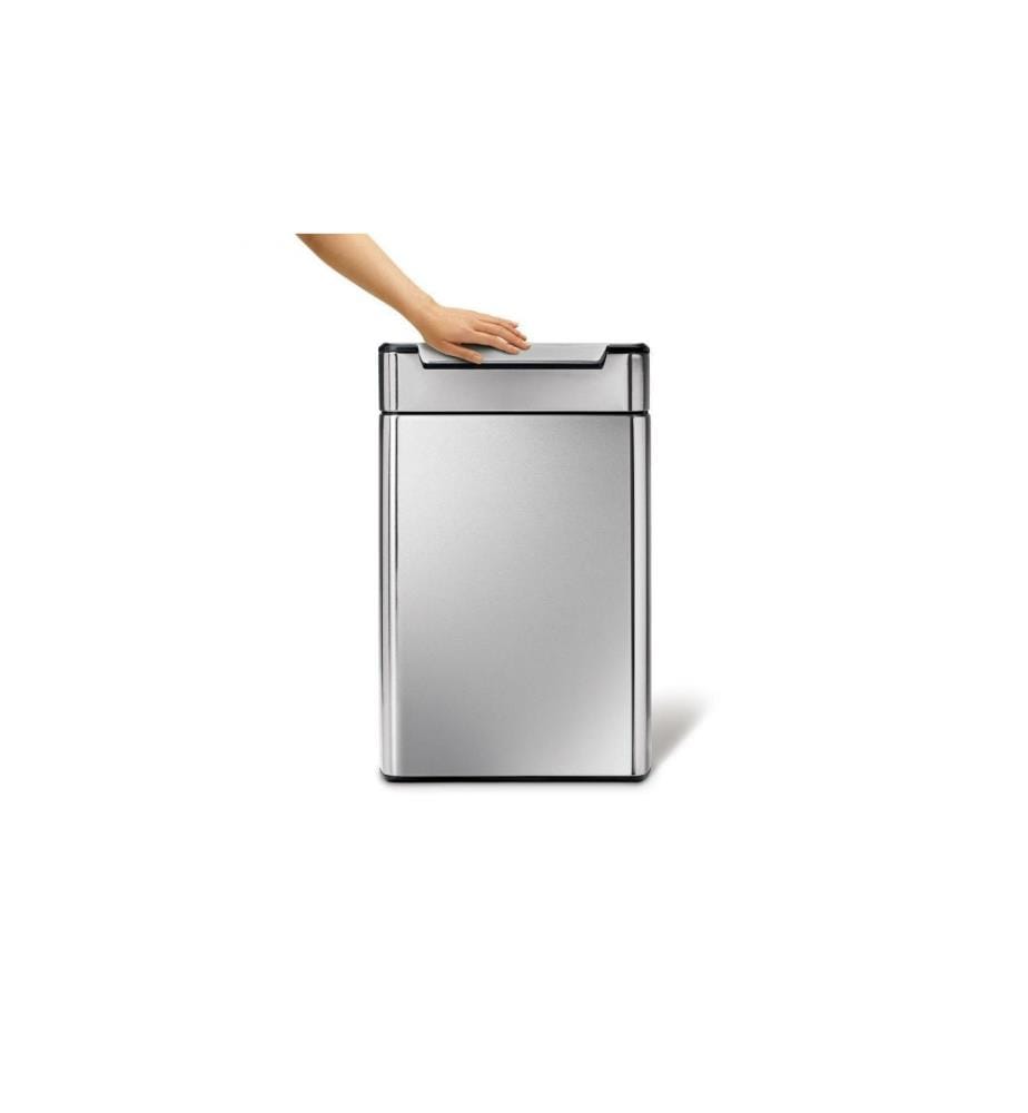 SIMPLEHUMAN - Bacs de recyclage CW2018 48 litres, argent