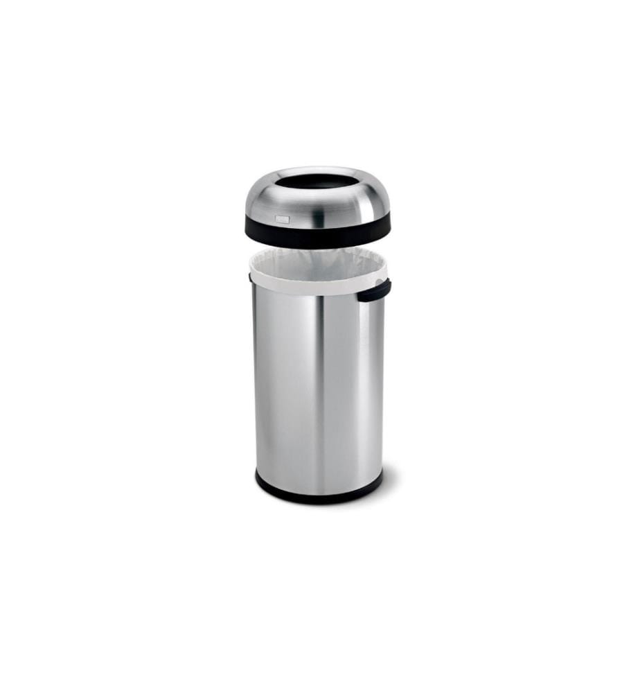 SIMPLEHUMAN - Abfalleimer CW1407 60 Liter, Silber
