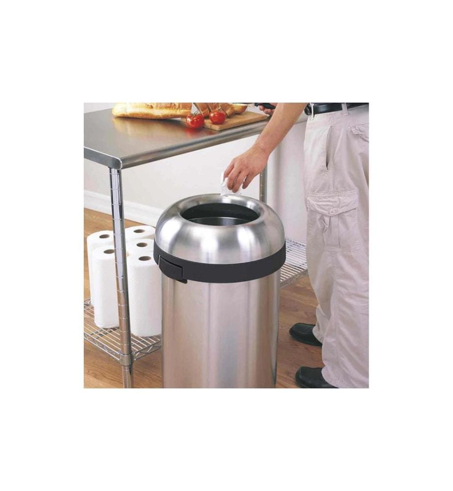 SIMPLEHUMAN - Abfalleimer CW1407 60 Liter, Silber