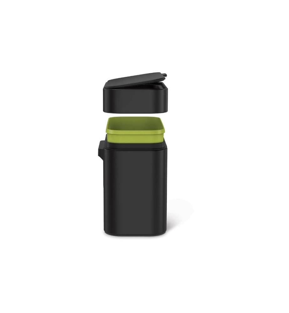 SIMPLEHUMAN - Seau à compost Caddy 4 l, Noir mat