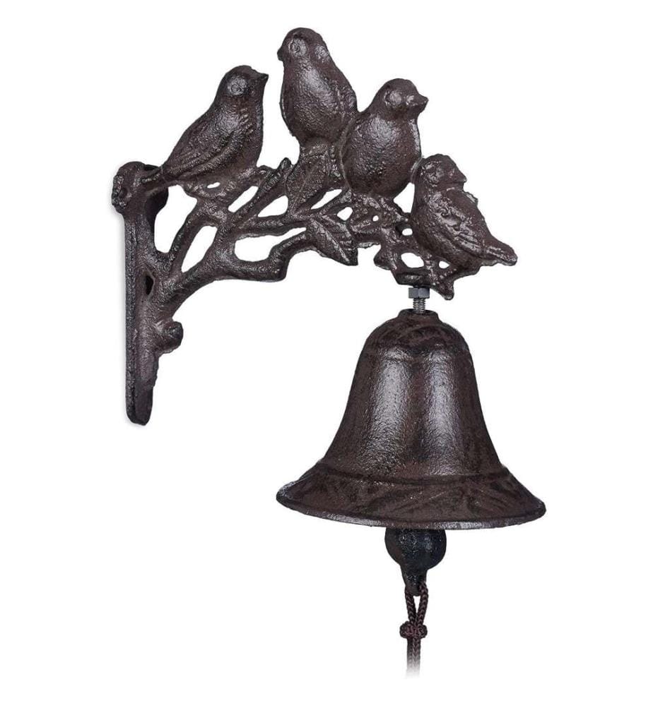 RELAXDAYS Relaxdays Doorbell cast iron birds, an… DeinDeal