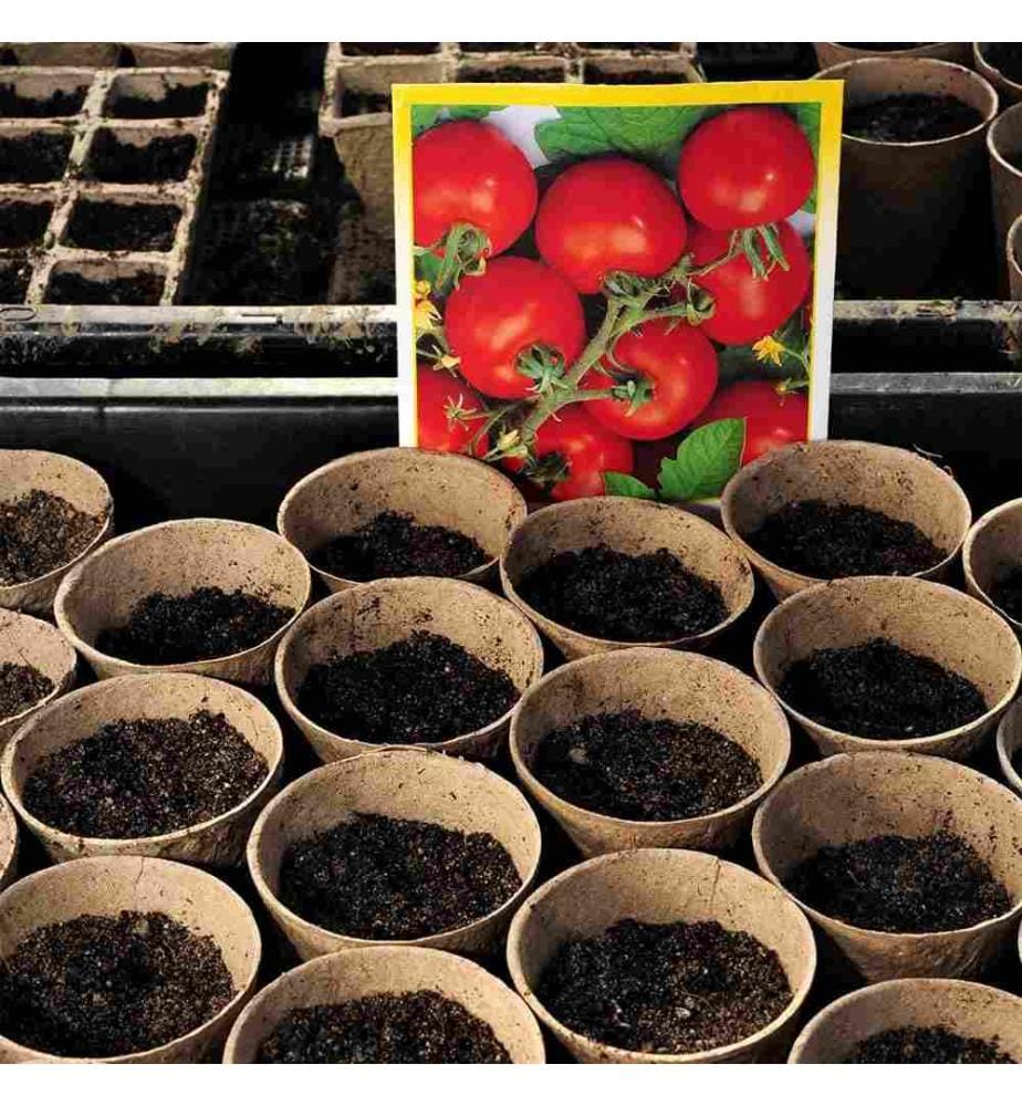 RELAXDAYS Relaxdays Fibre Plant Pots for Seeds, … DeinDeal