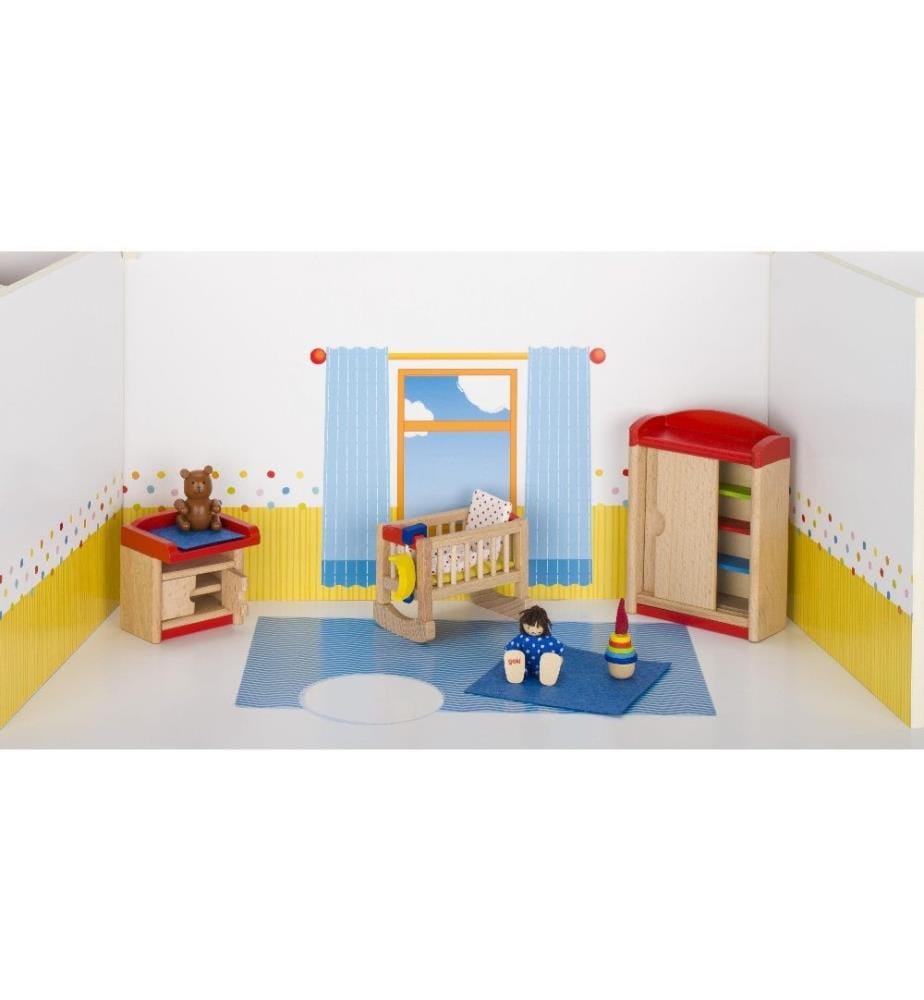 GOKI - Meuble de maison de poupée pépinière