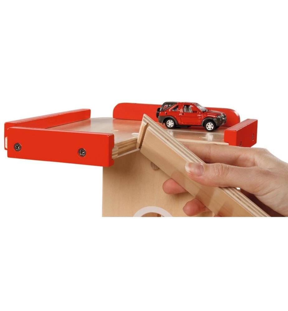 GOKI - Spielzeuggarage Parkhaus aus Holz