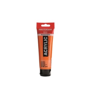 AMSTERDAM - Acrylfarbe Standard Series Azoorange Halbdeckend, 120 ml