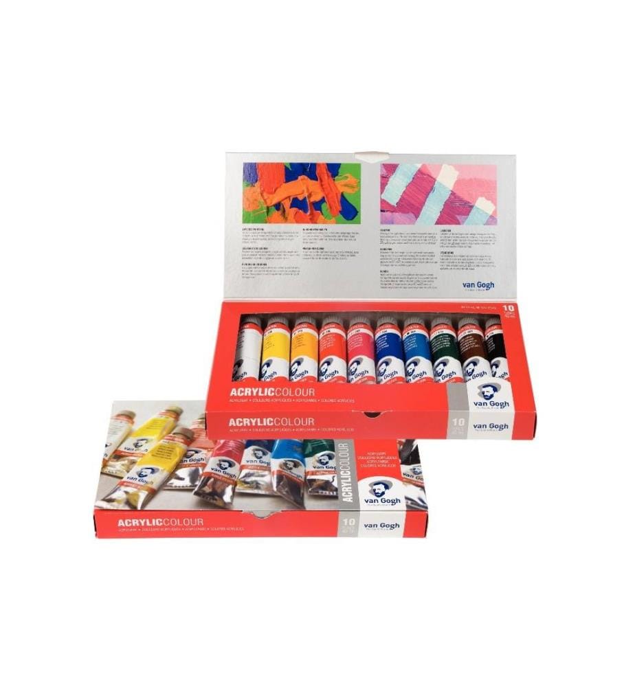 VAN GOGH - Acrylfarbe Basic-Set, 40 ml, Mehrfarbig