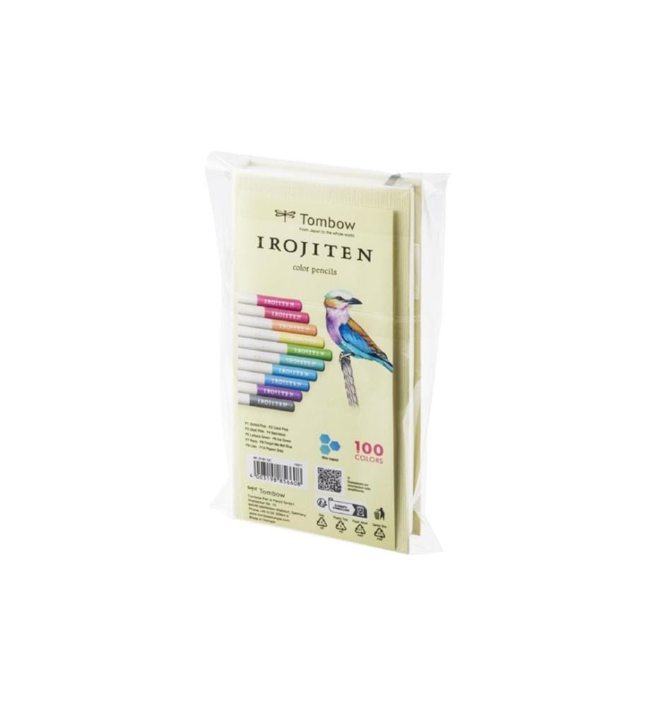 TOMBOW - Crayons de couleur Irojiten 10 pièces