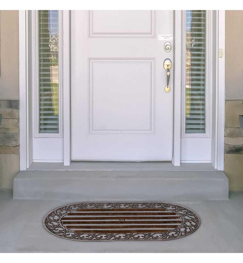 Relaxdays Relaxdays Door Cast Iron Doormat with … DeinDeal