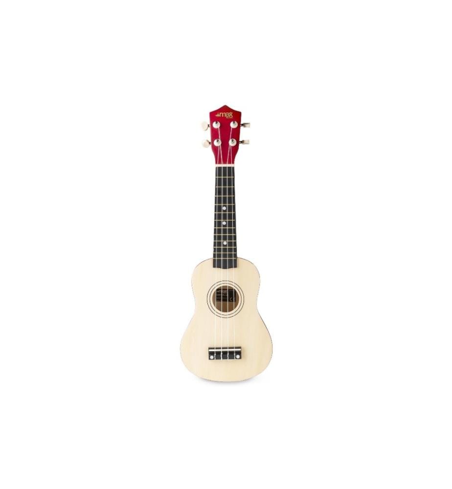 MAX - Ukulele UKEY Set Soprano Natural 21 Zoll