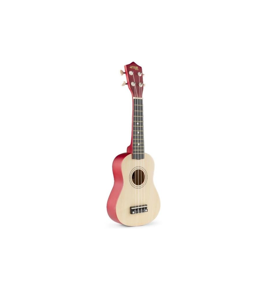 MAX - Ukulele UKEY Set Soprano Natural 21 Zoll