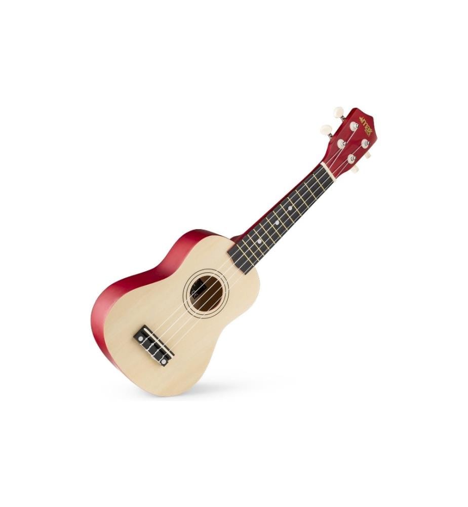 MAX - Ukulele UKEY Set Soprano Natural 21 Zoll