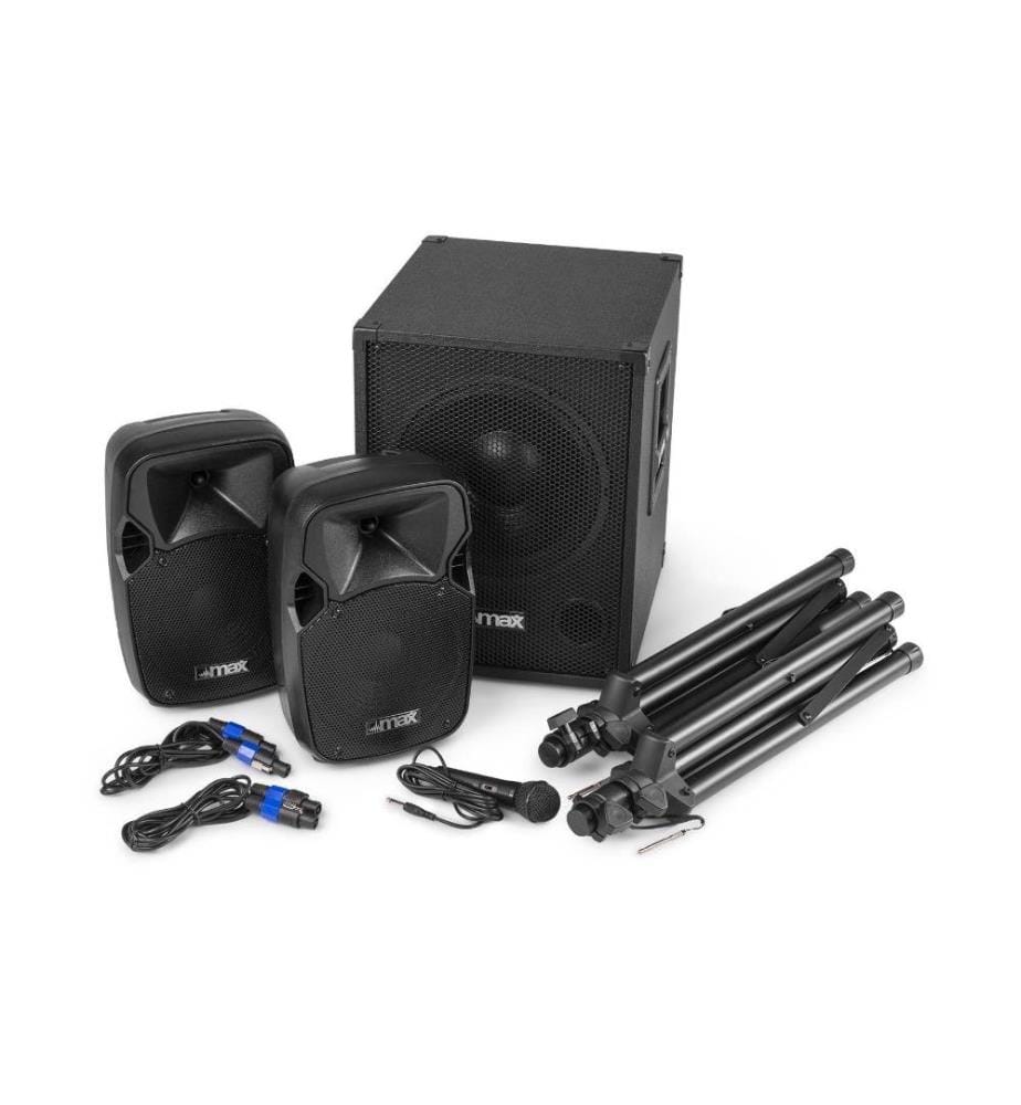 MAX - PA-System MX700 Kompaktes 2.1 Soundsystem
